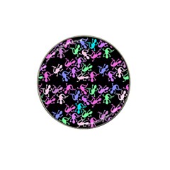 Purple Lizards Pattern Hat Clip Ball Marker (4 Pack) by Valentinaart