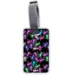 Purple lizards pattern Luggage Tags (One Side)  Front