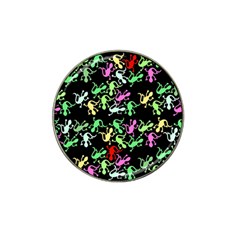 Playful Lizards Pattern Hat Clip Ball Marker by Valentinaart