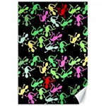 Playful lizards pattern Canvas 20  x 30   19.62 x28.9  Canvas - 1