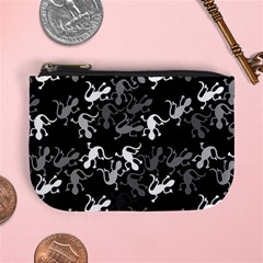 Gray Lizards Mini Coin Purses by Valentinaart