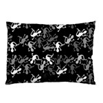 Gray lizards Pillow Case (Two Sides) Back