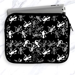 Gray Lizards Apple Ipad 2/3/4 Zipper Cases by Valentinaart