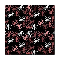 Decorative lizards pattern Tile Coasters