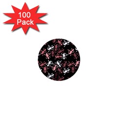 Decorative lizards pattern 1  Mini Buttons (100 pack) 