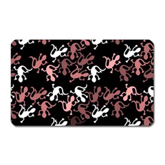 Decorative lizards pattern Magnet (Rectangular)