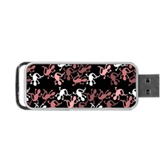 Decorative lizards pattern Portable USB Flash (One Side)