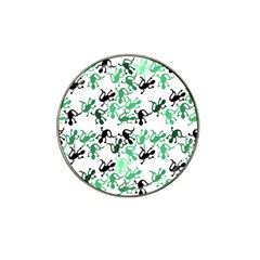 Lizards Pattern - Green Hat Clip Ball Marker (10 Pack) by Valentinaart