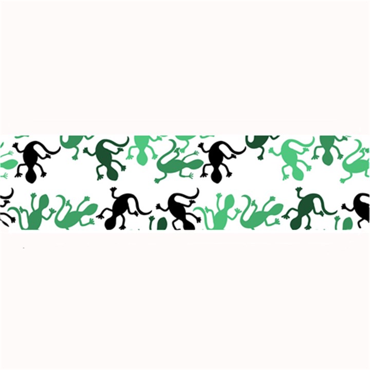 Lizards pattern - green Large Bar Mats