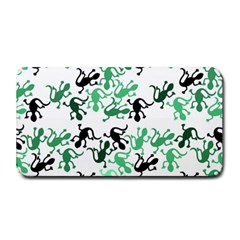 Lizards Pattern - Green Medium Bar Mats by Valentinaart