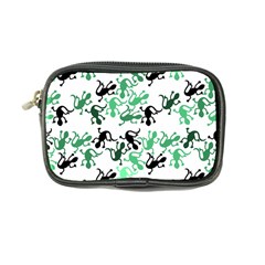 Lizards Pattern - Green Coin Purse by Valentinaart