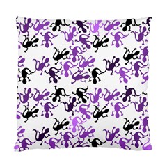 Lizards Pattern - Purple Standard Cushion Case (two Sides) by Valentinaart