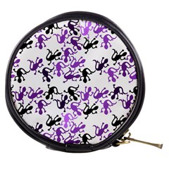 Lizards Pattern - Purple Mini Makeup Bags by Valentinaart