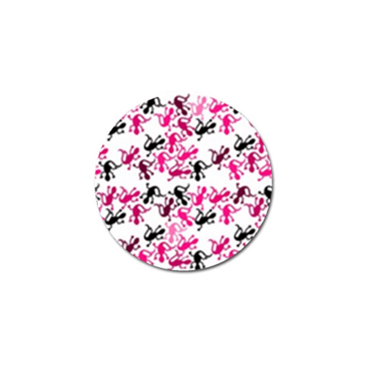 Lizards pattern - magenta Golf Ball Marker (10 pack)