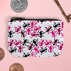 Lizards Pattern - Magenta Mini Coin Purses by Valentinaart