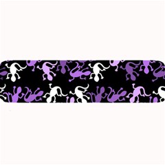 Purple Lizards Pattern Large Bar Mats by Valentinaart