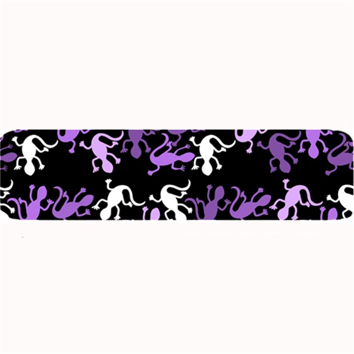 Purple lizards pattern Large Bar Mats