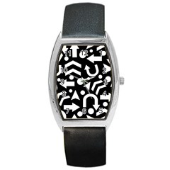 Right Direction Barrel Style Metal Watch by Valentinaart