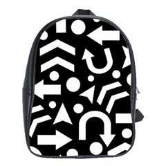 Right Direction School Bags (xl)  by Valentinaart