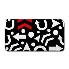 Right Direction - Red Medium Bar Mats by Valentinaart