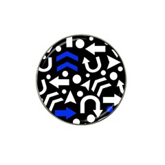 Right Direction - Blue  Hat Clip Ball Marker (10 Pack) by Valentinaart