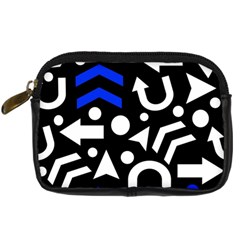 Right Direction - Blue  Digital Camera Cases by Valentinaart