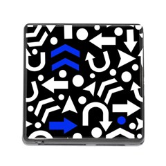 Right Direction - Blue  Memory Card Reader (square) by Valentinaart