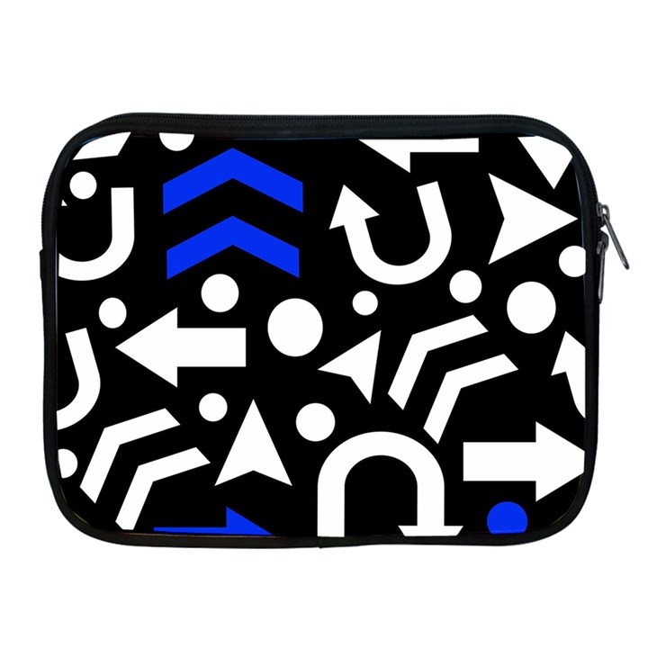 Right direction - blue  Apple iPad 2/3/4 Zipper Cases