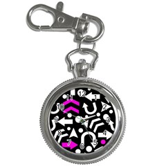 Right Direction - Magenta Key Chain Watches by Valentinaart