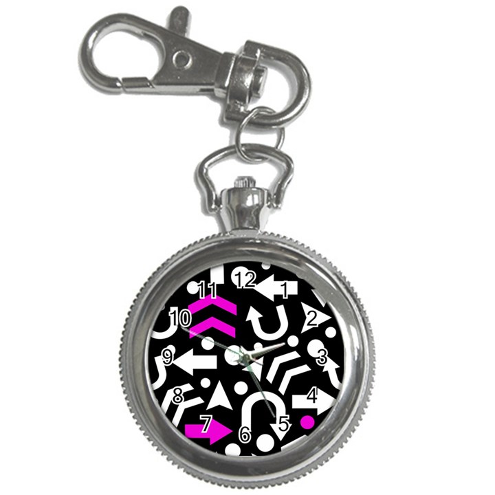 Right direction - magenta Key Chain Watches