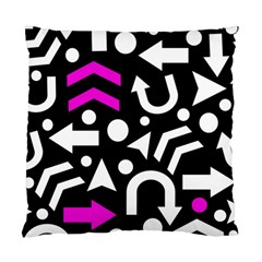 Right Direction - Magenta Standard Cushion Case (two Sides) by Valentinaart