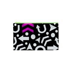 Right Direction - Magenta Cosmetic Bag (xs) by Valentinaart