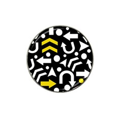 Right Direction - Yellow Hat Clip Ball Marker (10 Pack) by Valentinaart