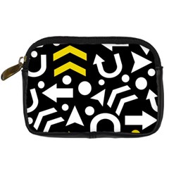 Right Direction - Yellow Digital Camera Cases by Valentinaart