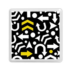 Right Direction - Yellow Memory Card Reader (square)  by Valentinaart