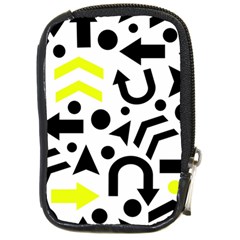 Yellow Right Direction  Compact Camera Cases by Valentinaart