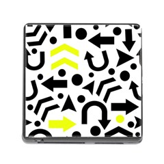 Yellow Right Direction  Memory Card Reader (square) by Valentinaart