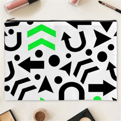 Green Right Direction  Cosmetic Bag (xxxl)  by Valentinaart