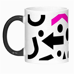 Magenta Right Direction Morph Mugs by Valentinaart