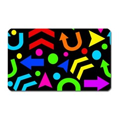 Right Direction - Colorful Magnet (rectangular) by Valentinaart