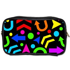 Right Direction - Colorful Toiletries Bags by Valentinaart