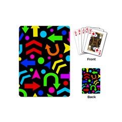 Right Direction - Colorful Playing Cards (mini)  by Valentinaart