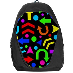 Right Direction - Colorful Backpack Bag by Valentinaart