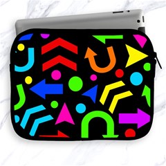 Right Direction - Colorful Apple Ipad 2/3/4 Zipper Cases by Valentinaart