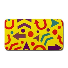 Yellow Direction Medium Bar Mats by Valentinaart