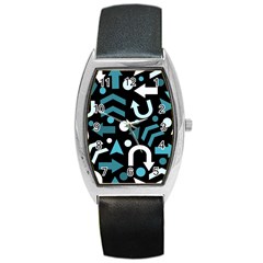 Cyan Direction  Barrel Style Metal Watch by Valentinaart