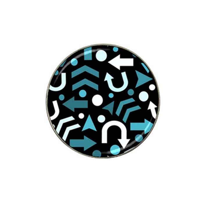 Cyan direction  Hat Clip Ball Marker