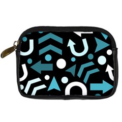 Cyan Direction  Digital Camera Cases by Valentinaart