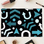 Cyan direction  Cosmetic Bag (XXL)  Front