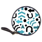 Cyan direction pattern Classic 20-CD Wallets Front